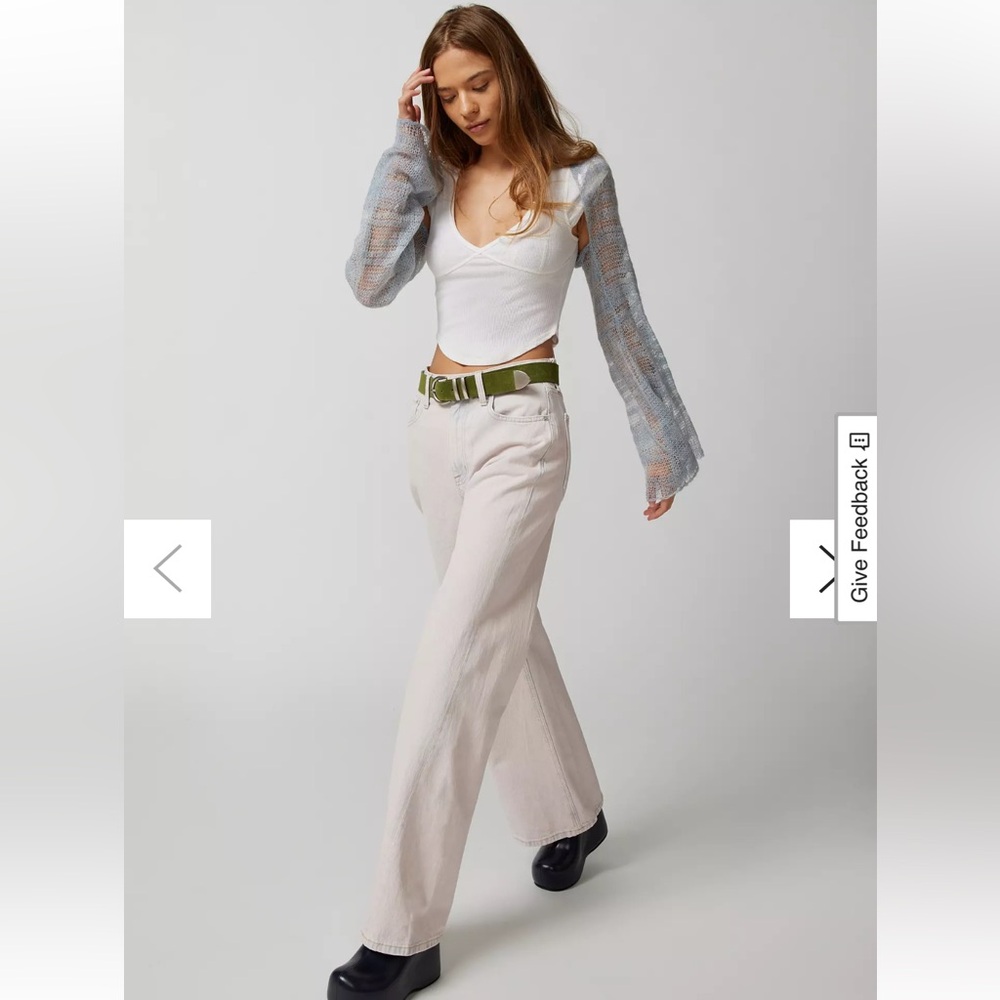 NWT Pistola Ruby High Rise Palazzo Wide Leg Jeans - sold out